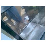 New Never Been Used 2 Sided Service Bar Ice Bin w/ Built in Cold Plate and Dual Sinks