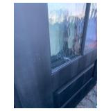 42”x8ft Ripple Glass Wooden Panel