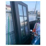 42”x8ft Ripple Glass Wooden Panel