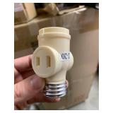 9 Legrand Adapter Lamp-holder w/ 2 Outlets