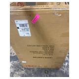 24 in. Framed Wall Mirror in Brown Retail:$137.49