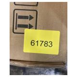 Linon Claridge 32" Backless Wood Bar Stool, Dark Brown with Red Faux Leather