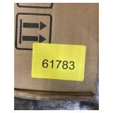 Linon Claridge 32" Backless Wood Bar Stool, Dark Brown with Red Faux Leather