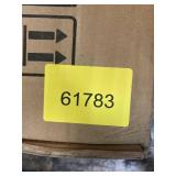 Linon Claridge 32" Backless Wood Bar Stool, Dark Brown with Red Faux Leather