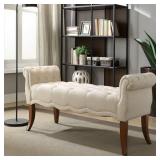 Mason Natural Rolled Arm Bench Retail:$238.99