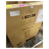 Savona 24" Bathroom/Vanity Wave framed Wall Mirror in Paris Grey - 24 inches Retail:$144.99