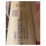 TMS Virginia Cross-Back 24" Stool, Set of 2, White/Natural