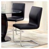Furniture of America Raji Contemporary Chrome Dining Chairs (Set of 2) Retail:$249.99