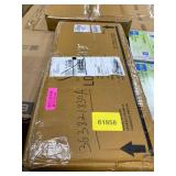 Makani Black/Gold Finish Metal Pendant Light - 24" W x 24" D x 26.5" H Retail:$165.99