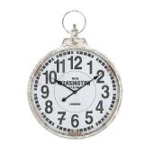 Traditional 32 Inch White Round Iron Wall Clock by Studio 350 Retail:$88.99