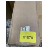 Tia Large Over the Showerhead Rustproof Shower Caddy, Teak Shelves, Satin Chrome & Matte Black