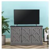 TV Stand for TVs up to 55" Gray - Home Essentials