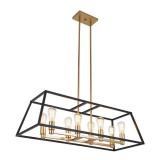 Artika Hanging Chandelier Gold & Black