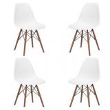 Edgemod Vortex Dining Chair with Walnut Legs (Set of 4) Retail:$169.99