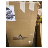 National Tree Company 36" Silver Fabric Tinsel "Merry Christmas" 2D Santa Claus with 20 Clear Lights