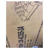 ANTIQUE WASHED LIGHT GRAY OTTOMAN