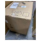 IRIS USA 44 QT Weathertight Gasket Storage Box with Buckles Clear/Blue 4 Pack