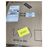 IRIS USA 44 QT Weathertight Gasket Storage Box with Buckles Clear/Blue 4 Pack