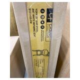 York Antique White 29-inch Bar Stool With Fabric Seat