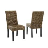 Edgewater 2Pc Dining Chair Set - 24"dx 18.75"wx37.38"h Retail:$263.99