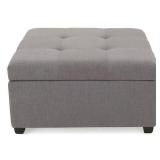 Carlsbad Fabric Storage Ottoman by Christopher Knight Home Retail:$233.99