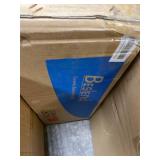 Wall Mounted Bathroom Vessel Sink 20"x18" - Beslend Rectangle Above Counter White Po...