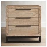 3-drawer Nightstand with 4 Metal Legs Retail:$134.99