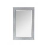 Savona 24" Bathroom/Vanity Wave framed Wall Mirror in Paris Grey - 24 inches Retail:$144.99