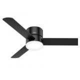 Hunter 52" Minimus Low Profile Ceiling Fan with LED Light, Handheld Remote Retail:$229.99