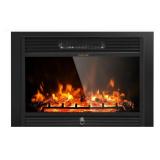 750-1500W Electric Fireplace Heater Adjustable Temperature &Luminance Retail:$205.99
