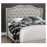 Full Size Aden Upholstered Wingback Panel Bed