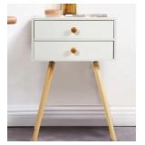 Side End Table Nightstand Bedroom Room Furniture with Drawers Retail:$134.99