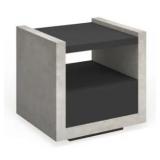 Furniture of America Kendelle Industrial Concrete-like End Table Retail:$134.99