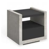 Furniture of America Kendelle Industrial Concrete-like End Table Retail:$134.99