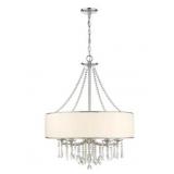 Silver Orchid Ilyinsky 5-light Drum Shade Chandelier Retail:$338.49