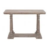 Light Brown MDF Rustic Console Table 30