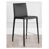 Prima Modern Leather & Metal Counter Stool - Contract Grade Retail:$367.49