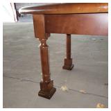 Wooden Oval Coffee Table