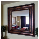 Square Mirror W/ a Decortive Rope Frame