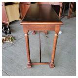 Kimball Cherry Wood Rectangular Accent Table