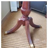 26in Wooden Round Side Table