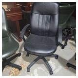 (2) 6ft Wooden Kimball Desks W/ Chairs