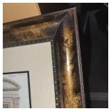 Assorted Vintage Door Themed Art Pictures W/ Decorative Frames