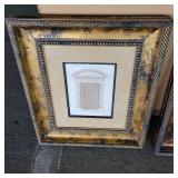 Assorted Vintage Door Themed Art Pictures W/ Decorative Frames