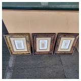 Assorted Vintage Door Themed Art Pictures W/ Decorative Frames