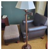 (2) Metal Standing Lamps W/ a Unique Base