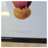 (2) Red and Yellow Tansel Artpieces