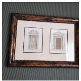 Chrome Towel Rack - Assorted Vintage Themed Door Art Pieces