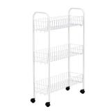 Household Essentials Slim Line 3-Tier Metal Laundry Storage Cart