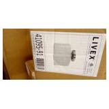 Livex Lighting Clark Brushed Nickel 1-Light Ceiling Mount- Retail:$79.90